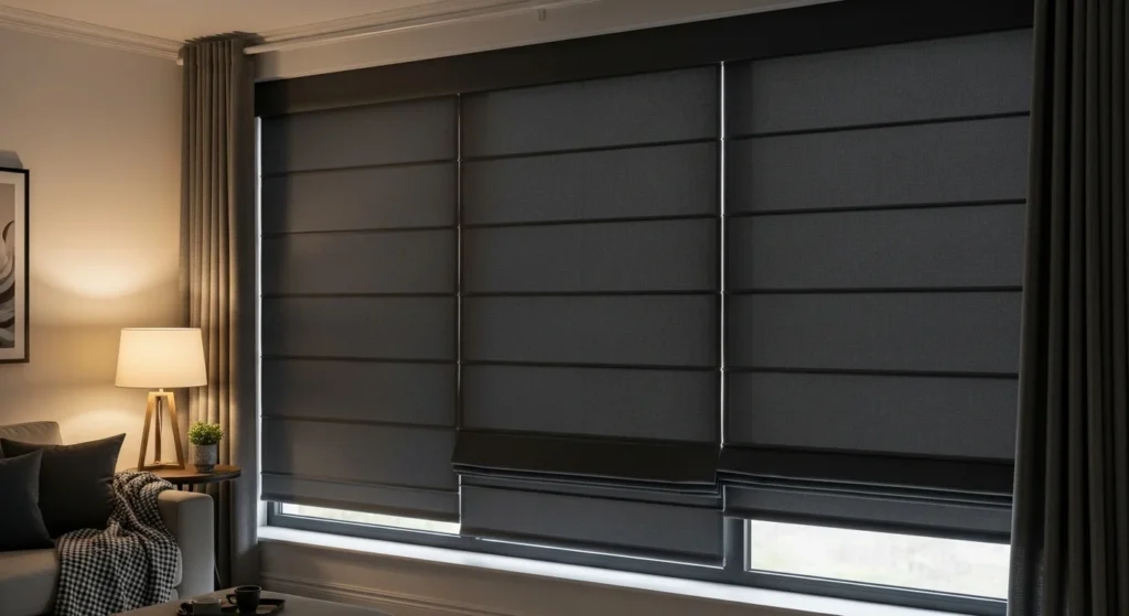 Blackout Roman Blinds in Dubai