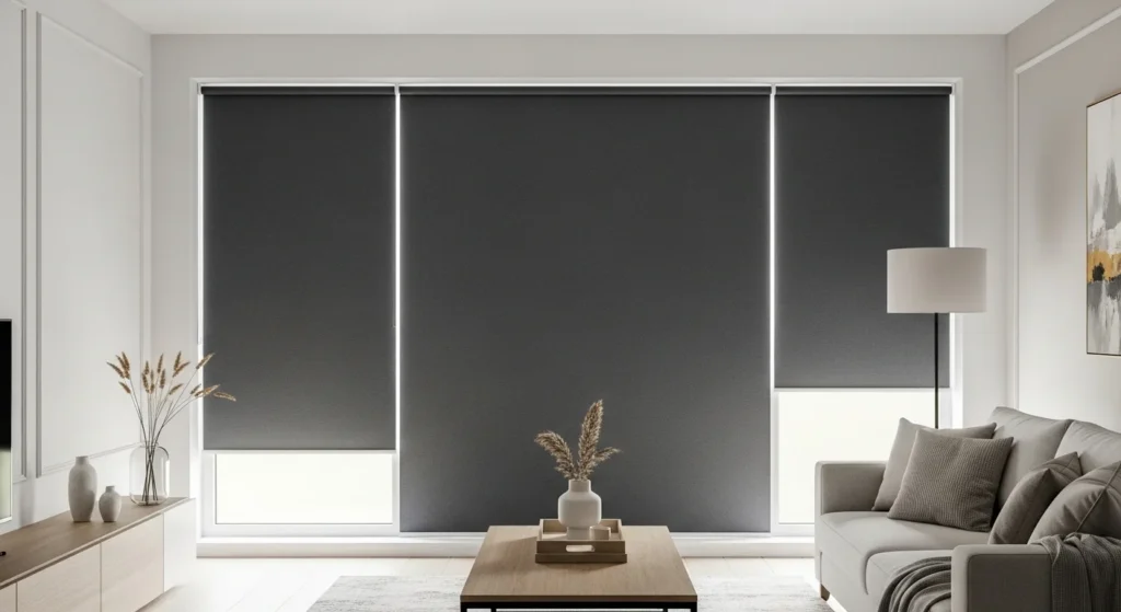 Blackout panel blinds in Dubai
