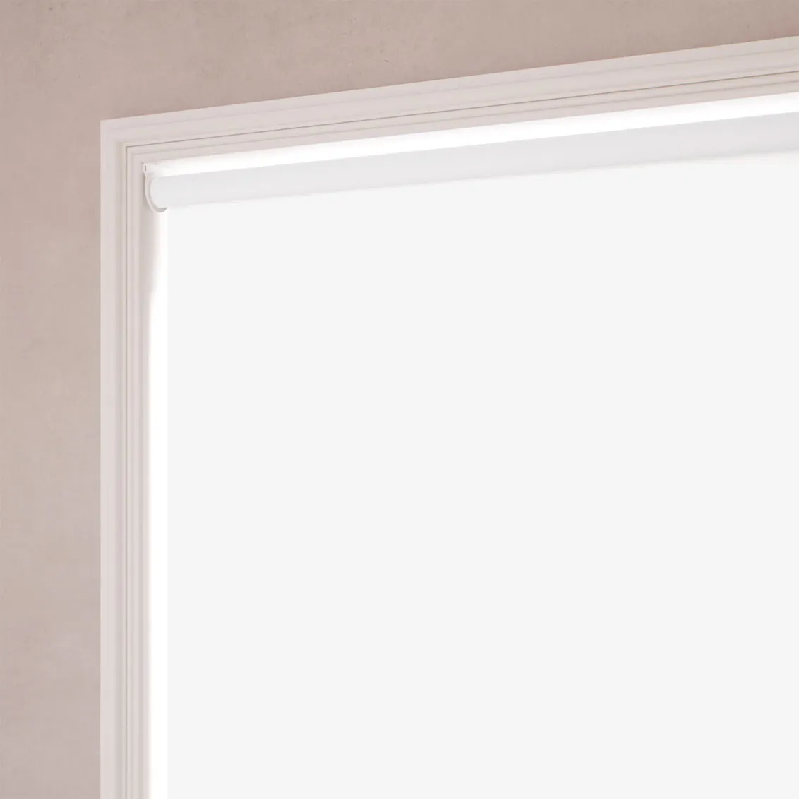 Blackout White Roller Blind 1