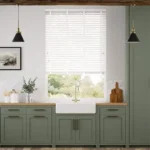 Brilliant White & Fresh White Faux Wood Blind - 50mm Slat