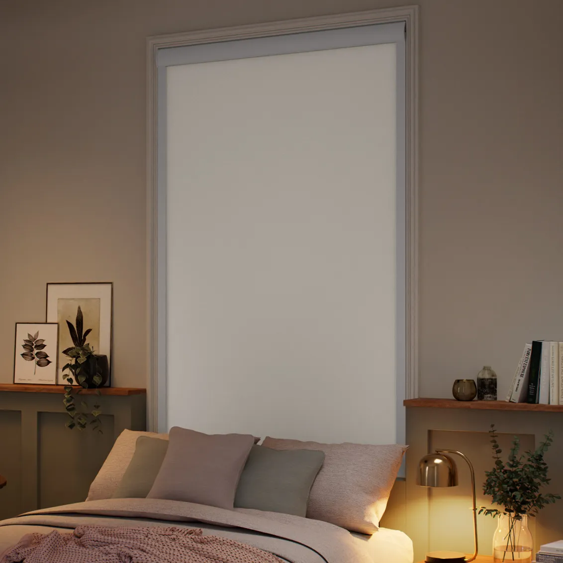 Complete Blackout Titan Cream Roller Blind 3