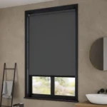 Electric Titan Blackout Kendall Charcoal Roller Blinds