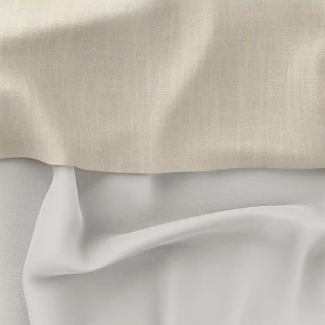 Linen Latte & Coconut Double Roman Blind 2_11zon