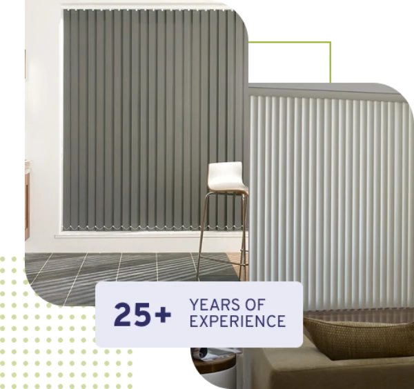 Our vertical blinds in Dubai provide modern style, smooth operation, and long-lasting materials installed professionally.