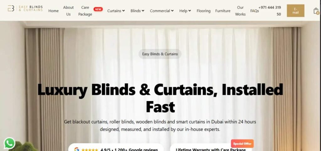Easy Blinds Curtains