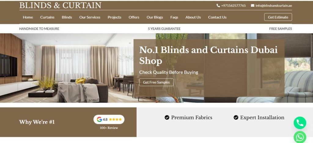 Blinds and Curtains in Dubai
